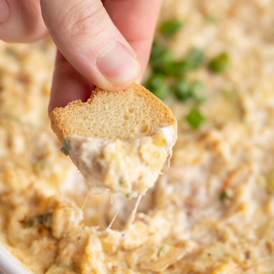 Baked Hot Crab Dip with Bacon