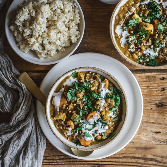 Curried Lentils