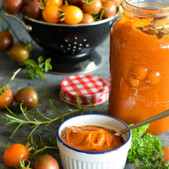 Roasted Cherry Tomato Sauce