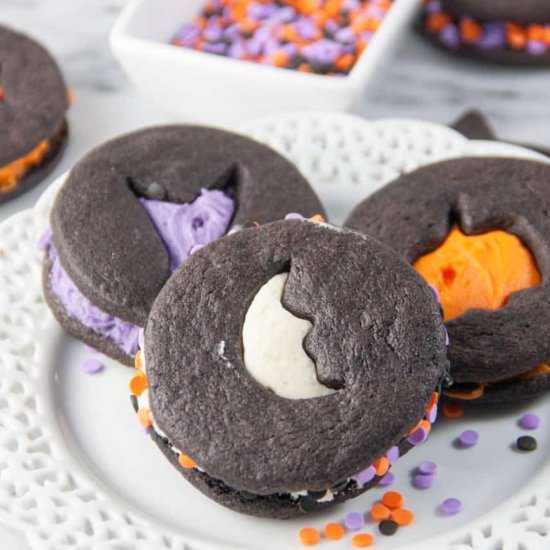 Halloween Chocolate Sugar Cookies