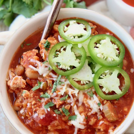 Buffalo Chicken Chili