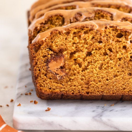 Cookie Butter Pumpkin Bread