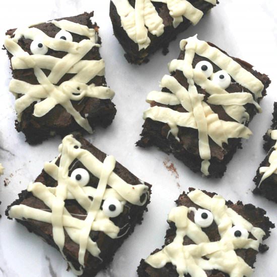 Halloween brownies