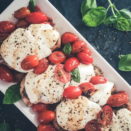 Baked Caprese Chicken