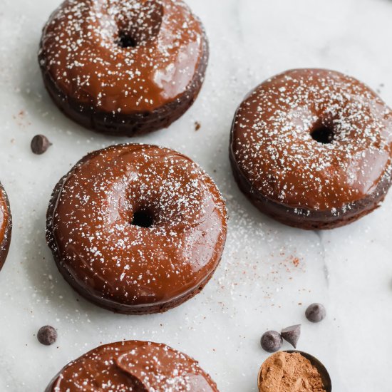 Baked Mexican Mocha Donuts