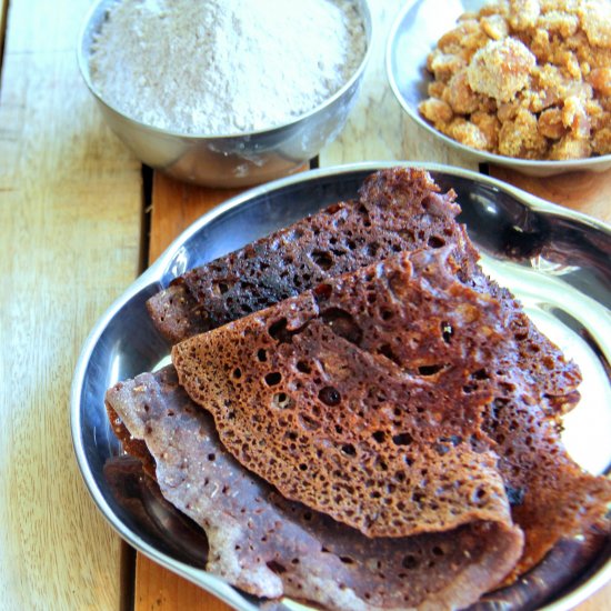 Finger Millet Sweet Pancake