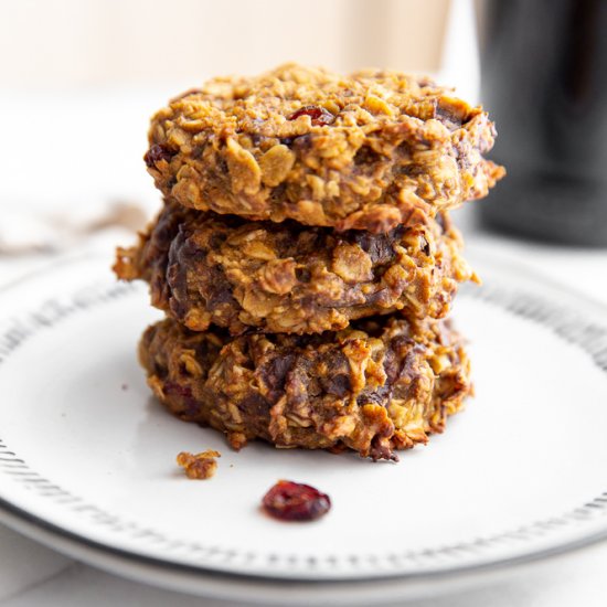 Healthy Pumpkin Breakfast Cookies