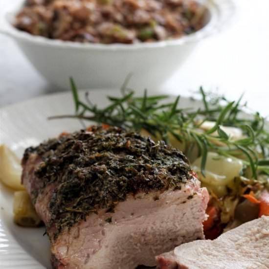 Herb Crusted Pork Loin Roast