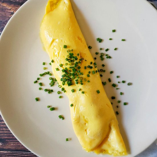 French Omelet with Boursin Cheese