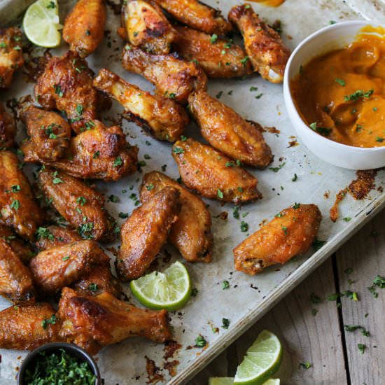 spicy mango chutney chicken wings