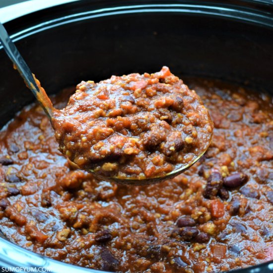 Crockpot Turkey Chili