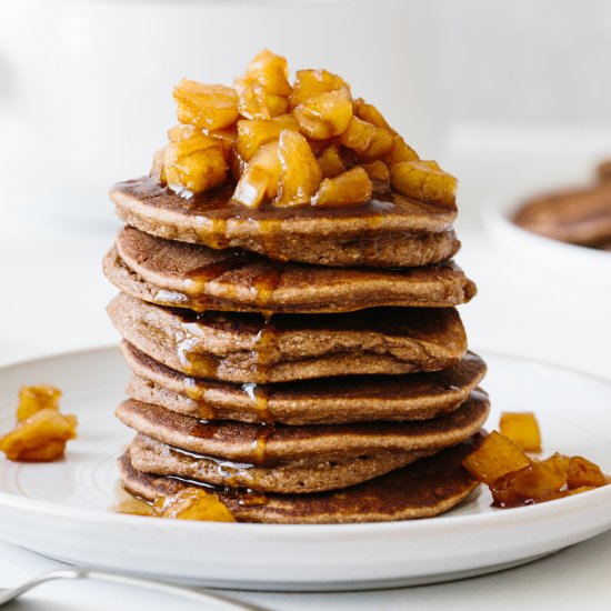 Paleo Apple Cinnamon Pancakes