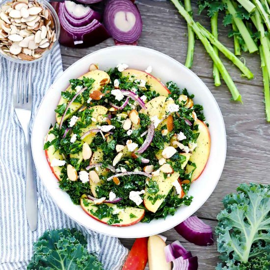 Kale Salad with Apples