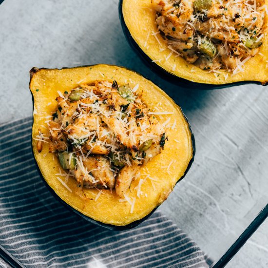 Crab-Stuffed Acorn Squash