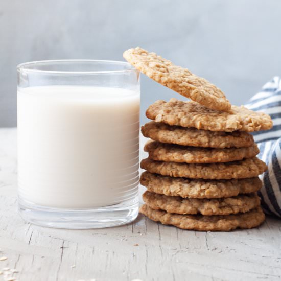 Dairy-Free Oatmeal Cookies