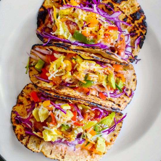 Loaded Crispy Chicken Tacos