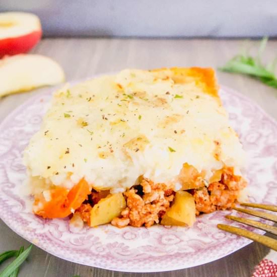 Turkey Shepherd’s Pie Cauli Mash