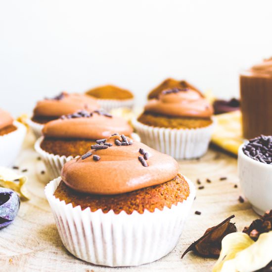 Banana Chocolate Cupcakes