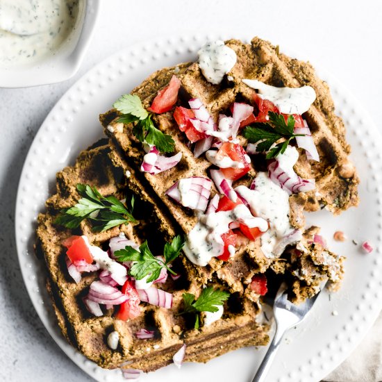 Falafel Waffles