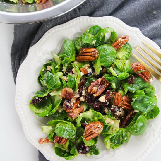 Cranberry Brussels Sprouts Salad