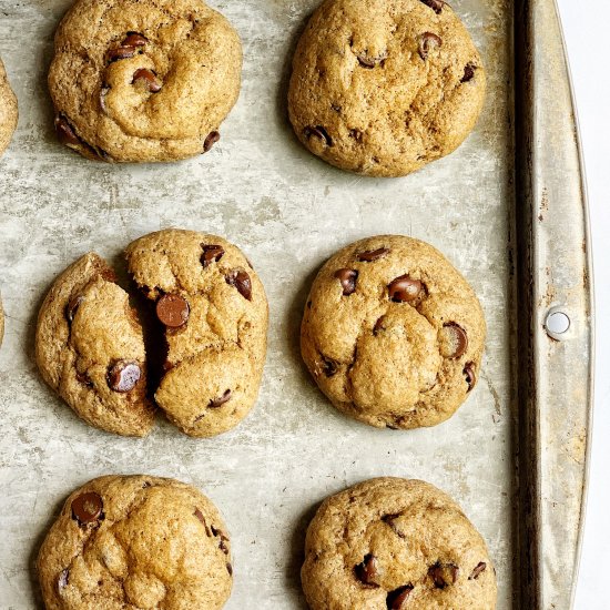 Chocolate Chip PUMPKIN Cookies