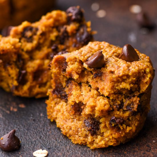 Healthy Blender Pumpkin Muffins