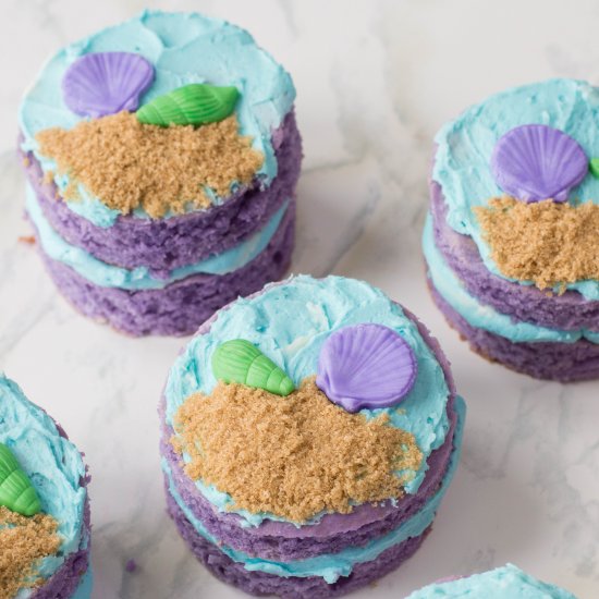 Mermaid Mini Cakes