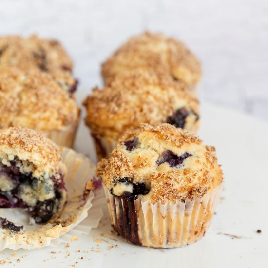 Vegan Blueberry Muffins