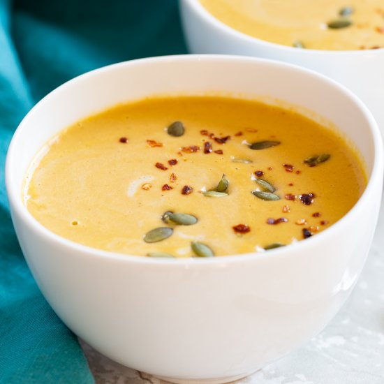 Vegan Pumpkin Soup (Instant pot)