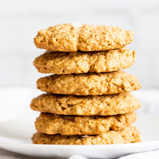 Gluten Free  Tahini Oatmeal Cookies