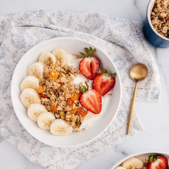 Apricot Pistachio Maple Granola