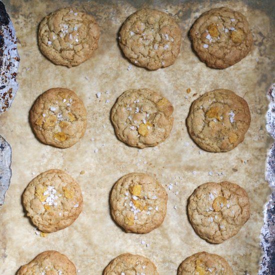 Brown Butter Cornflake Cookies