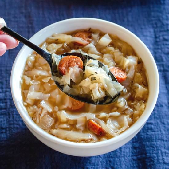 Sausage Cabbage Soup