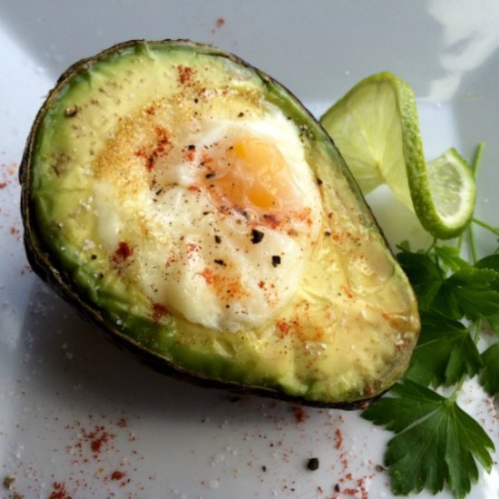 Baked Egg In Avocado