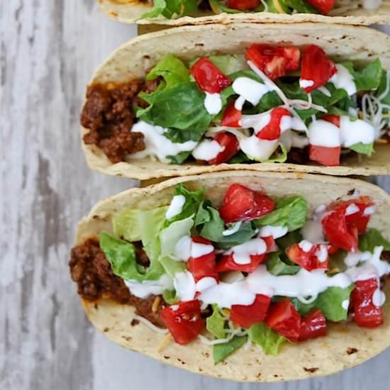 Easiest and Best Ground Beef Tacos