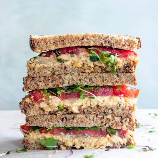 Vegan Chickpea Salad Sandwich