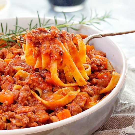 Quick Lamb Ragu