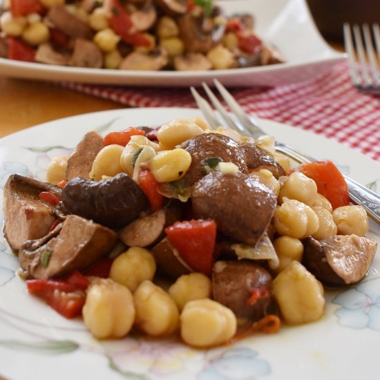 Mushroom and Chickpea Salad