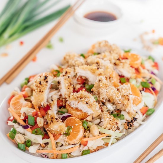 Crispy Sesame Chinese Chicken Salad