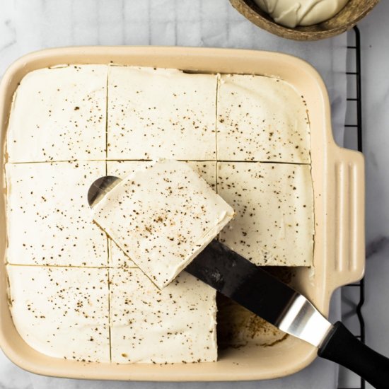 Vegan Pumpkin Cake & Cream Frosting