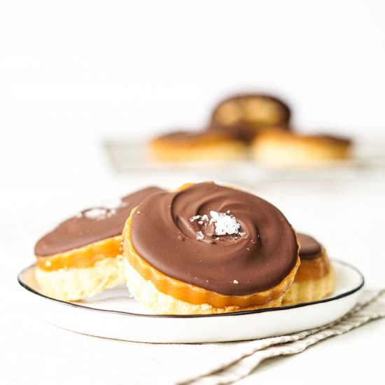 Chocolate & Caramel Shortbreads