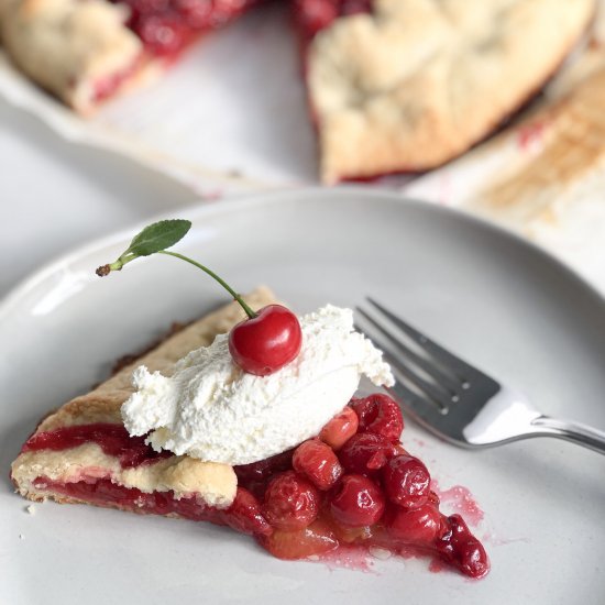 Cherry Bourbon Crostata