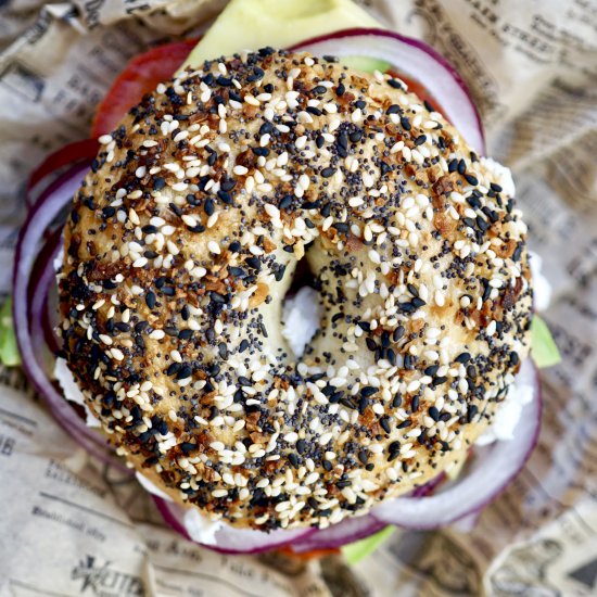 New York Style Everything Bagels