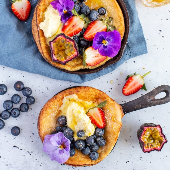 Dutch Baby with Chamomile Honey