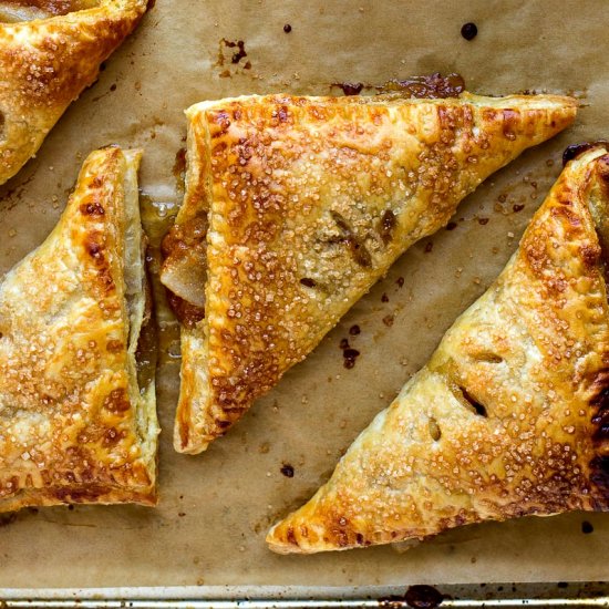 Butterscotch Pear Turnovers