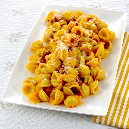 Orecchiette with Pumpkin Cream