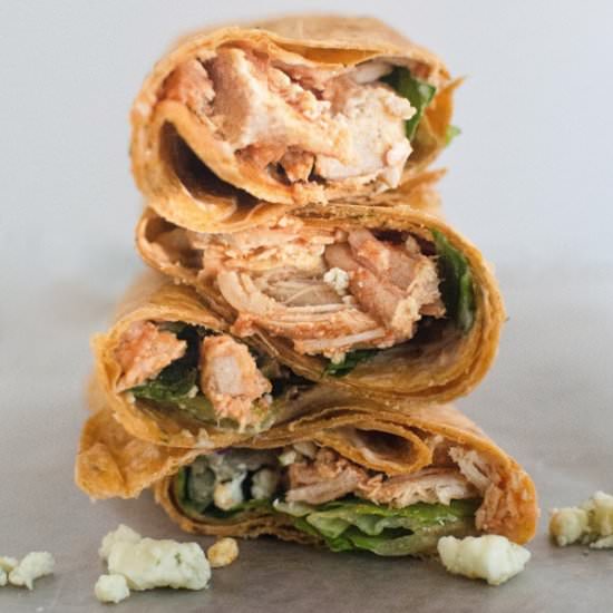 Easy + Healthy Buffalo Chicken Wrap