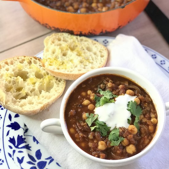 SPICED MOROCCAN LENTIL & CHICKPEA S