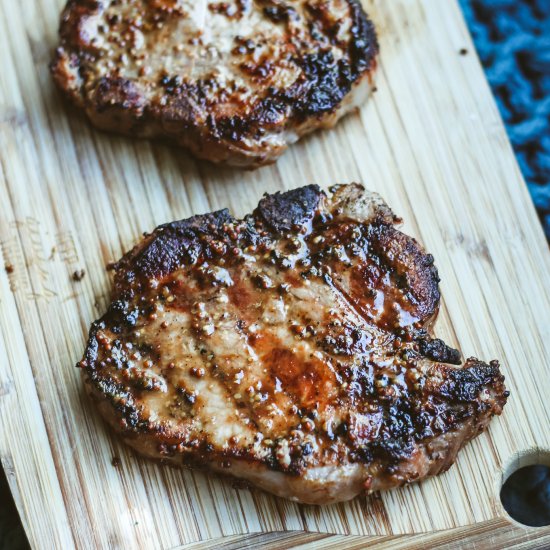 Marinated Grilled Pork Chops