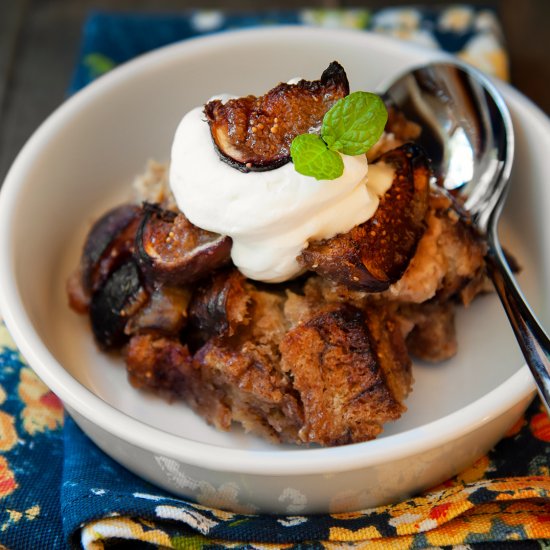 Fig Bread Pudding